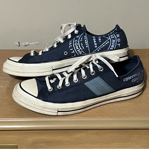 Converse Chuck 70 Leather Overlay Low‎ Canvas  Converse Rubber Company shoes - Picture 1 of 5